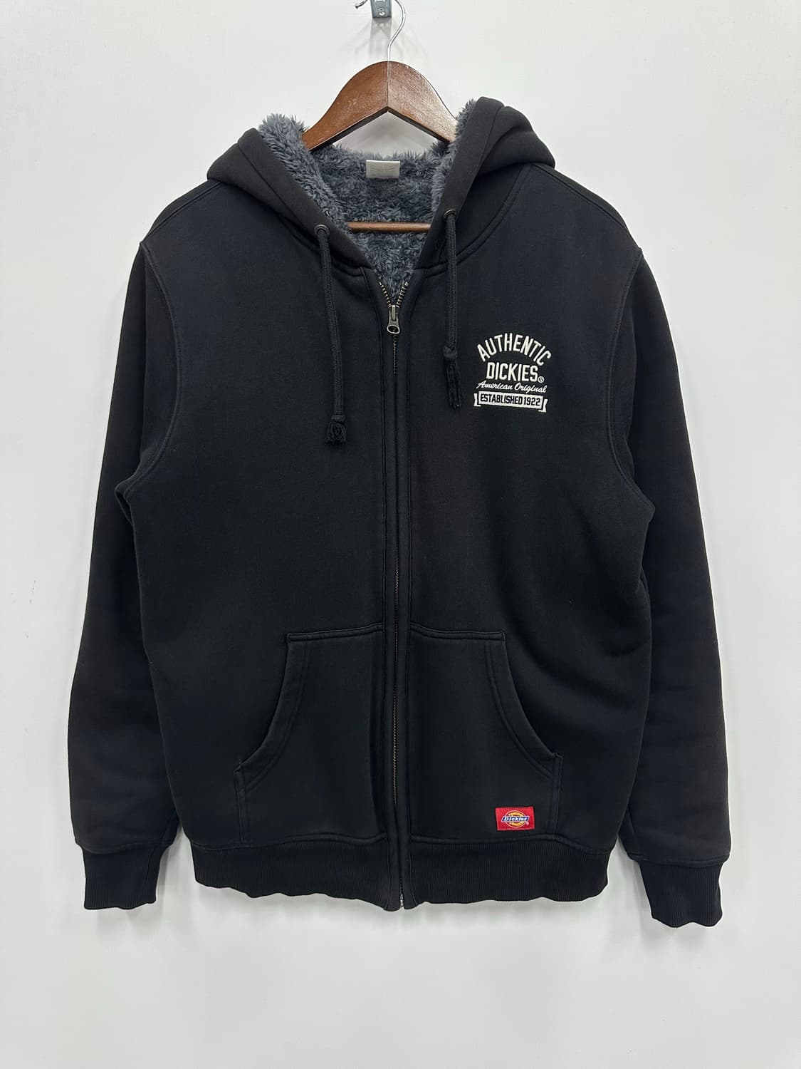 디키즈 블랙 털후집 상품이미지1