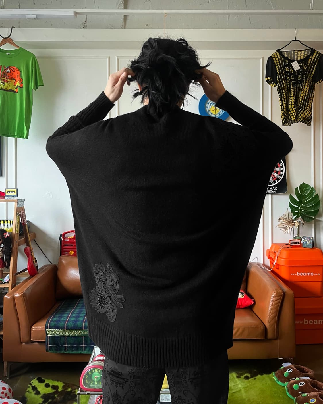 Jpn Vintage Oriental Dolman Sleeve Knit 상품이미지4