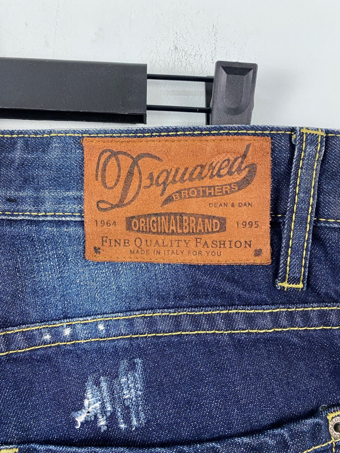 디스퀘어드2 워싱 데님팬츠 청바지 46 <638>  size 허리(단면) 상품이미지5