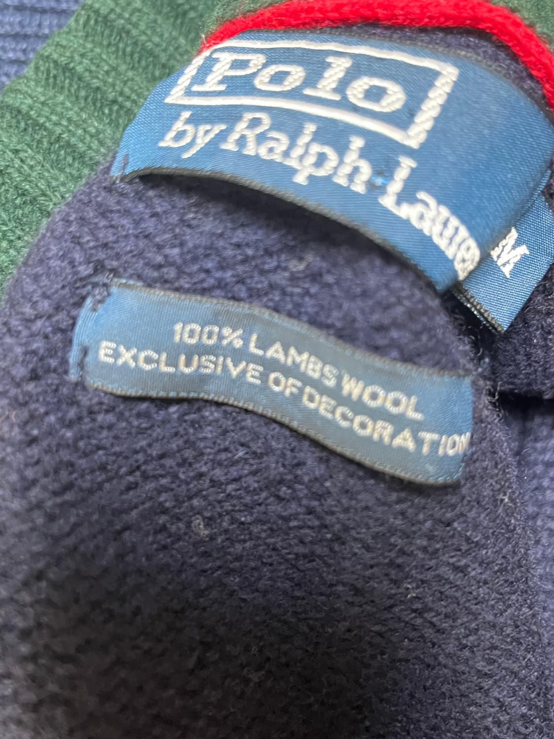 빈티디 램스 울 폴로 집업 상품이미지3