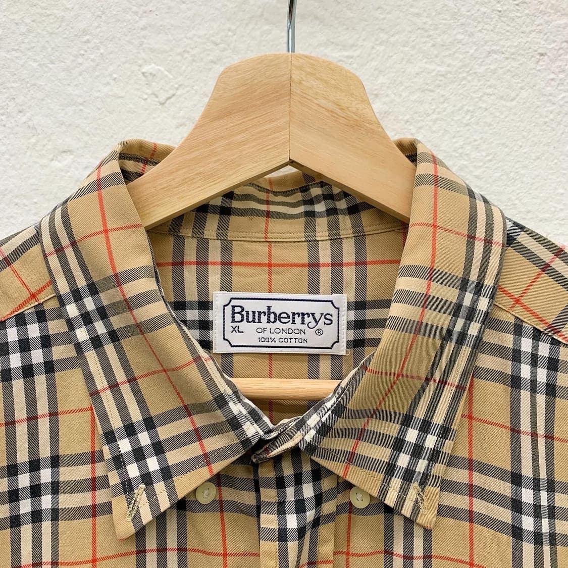 버버리 베이지 노바체크 셔츠 상품이미지4