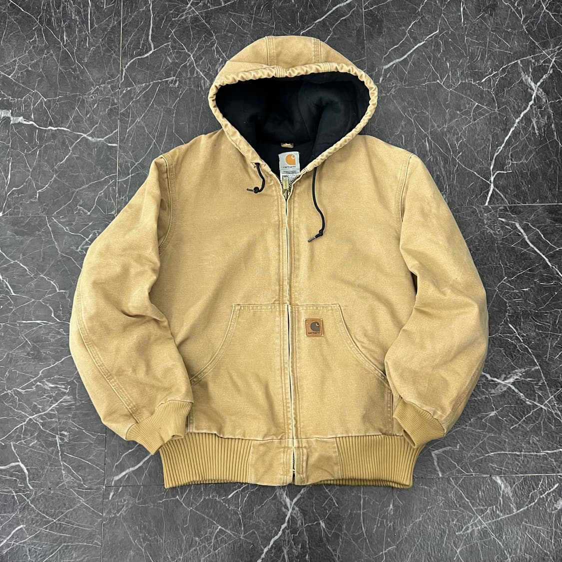 칼하트 OG J130 CML 액티브 후드 워크 자켓 상품이미지1