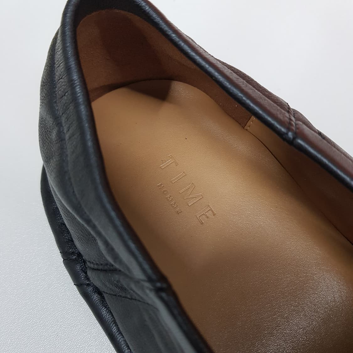 타임 옴므 레더 밴딩 슬립온 로퍼 280사이즈 상품이미지6