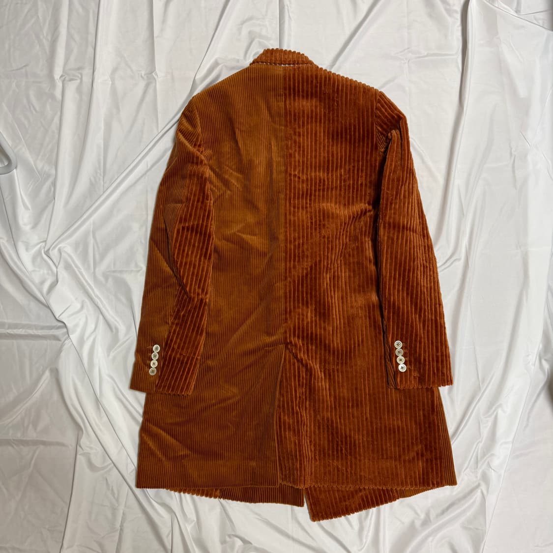 [S] 골든구스 브라운 코듀로이 더블 브레스티드 코트 상품이미지3