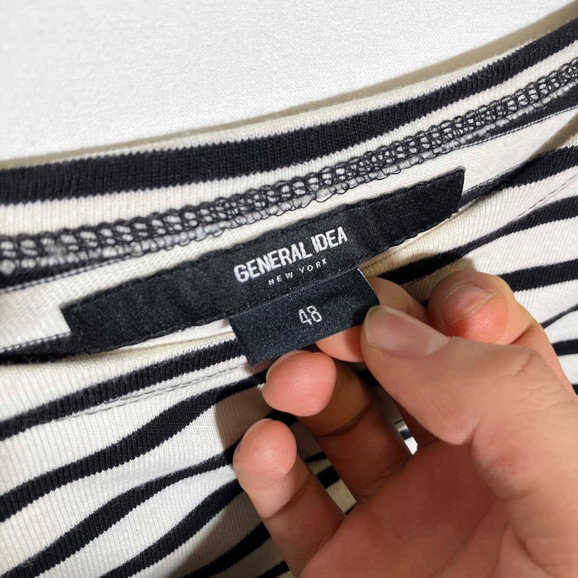 48)제너럴아이디어 스트라이프 긴팔 티셔츠 롱슬리브 상품이미지5