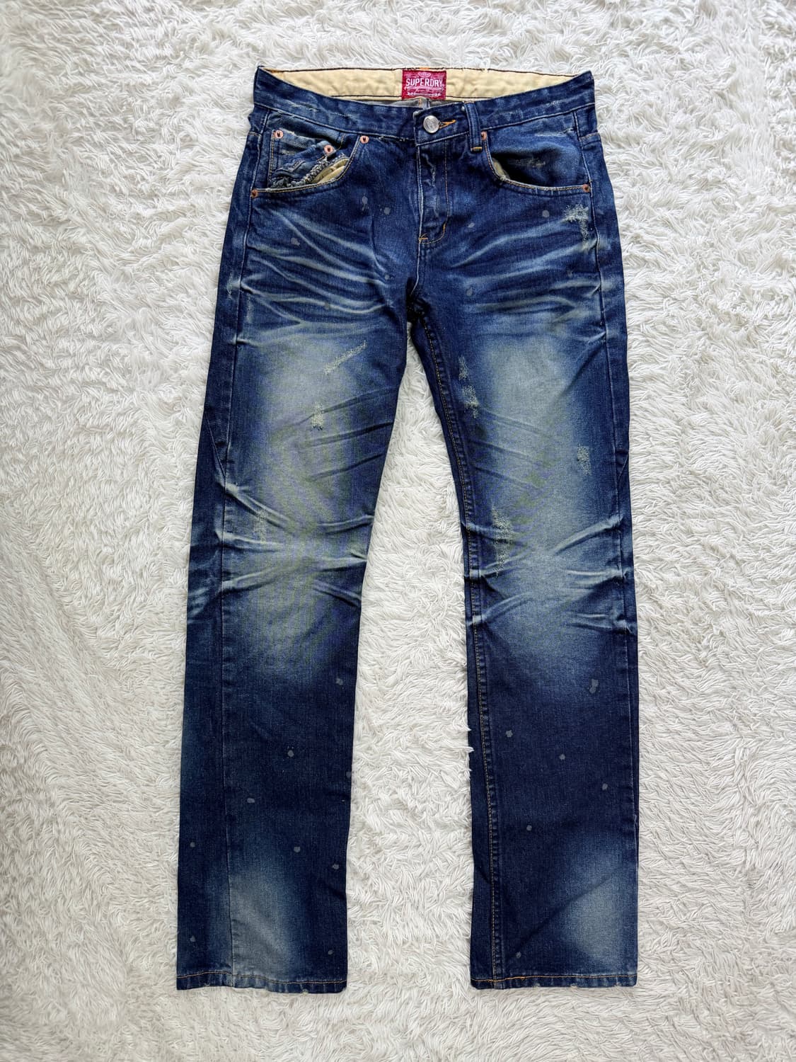 [Superdry] 프리미엄 빈티지 디스트로이드 데님 팬츠 상품이미지3