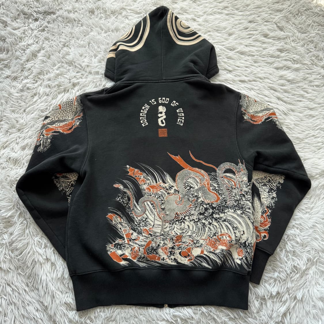 TED COMPANY 일본빈티지 오리엔탈 후드집업 오리엔탈후드 M 38 상품이미지3