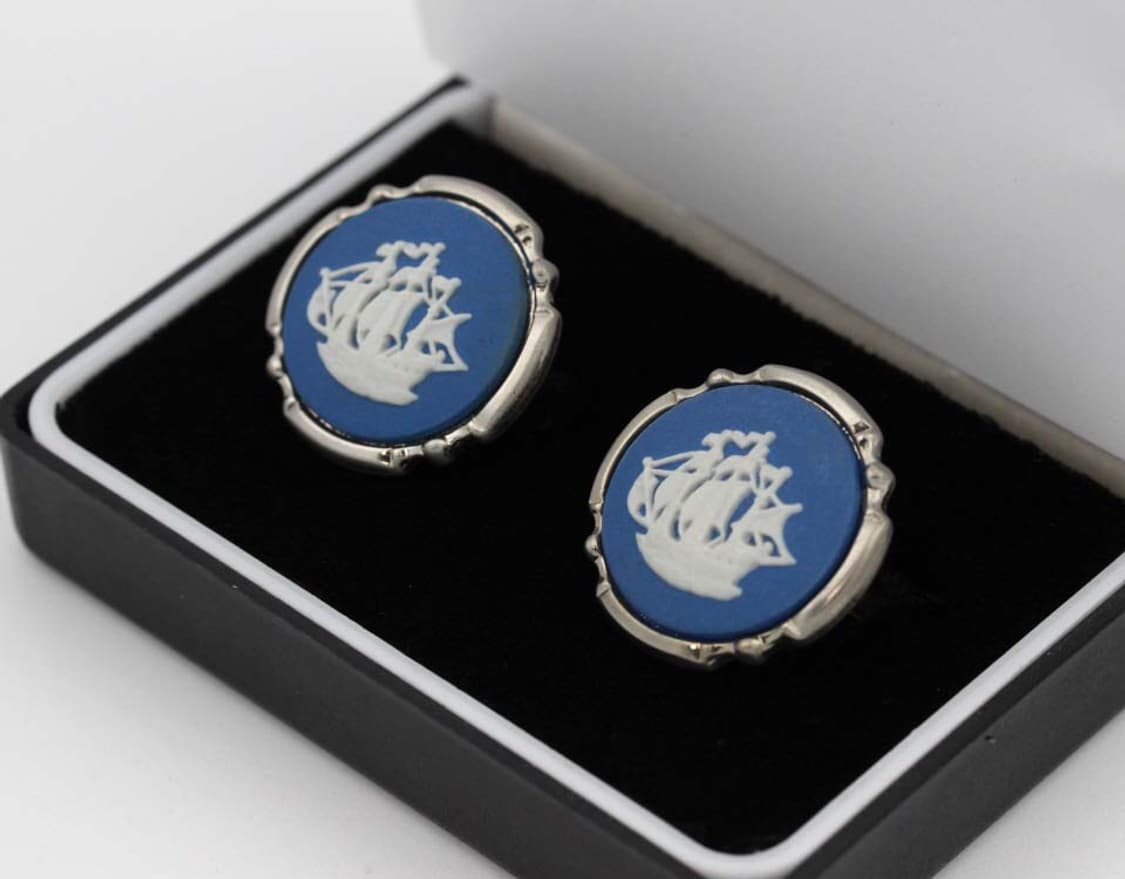 웨지우드 B+등급 남자 명품 커프스 제스퍼 상품이미지1