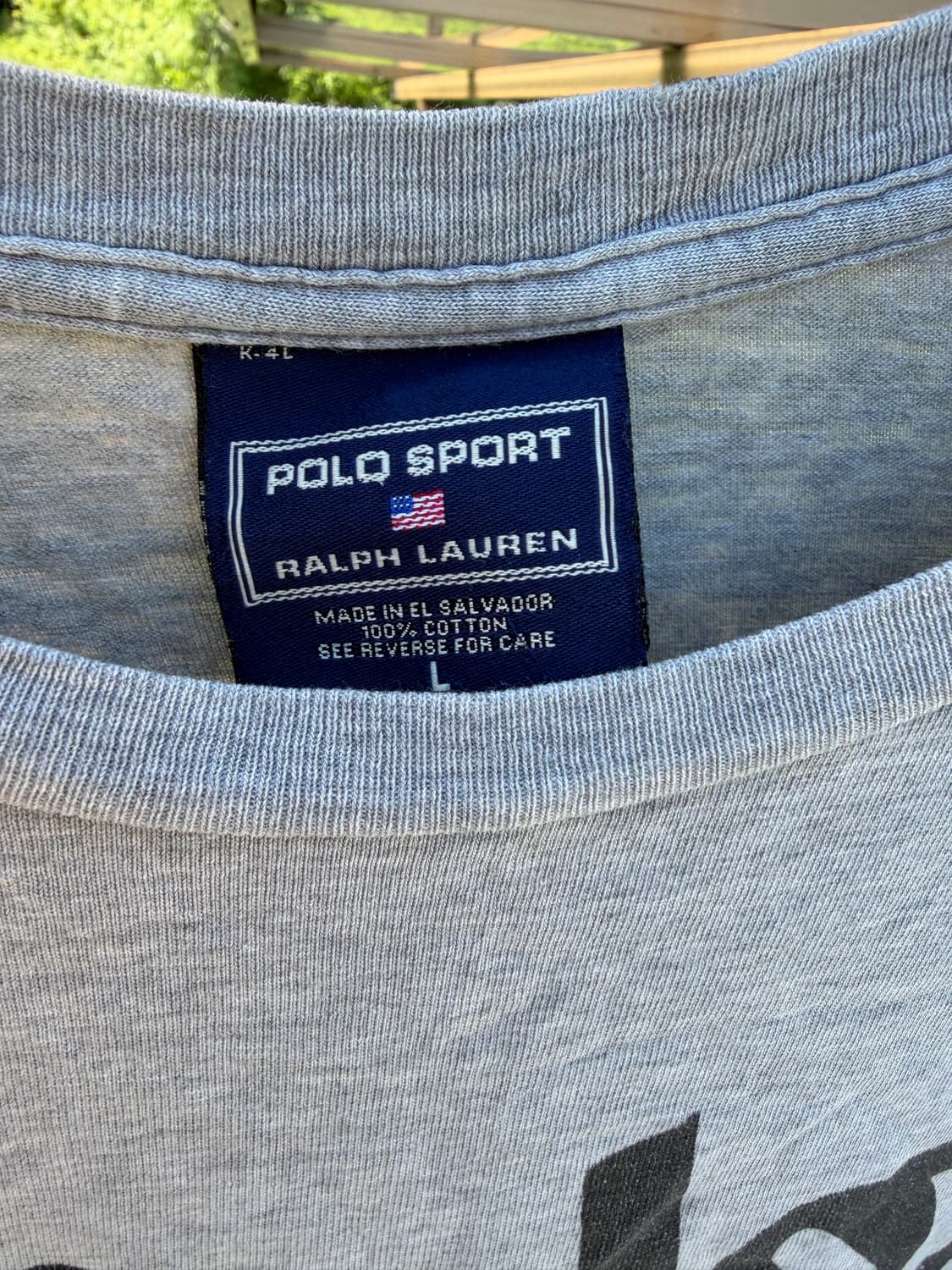 90s 폴로 스포츠(Polo Sport) 로고 롱슬리브 티셔츠 상품이미지3