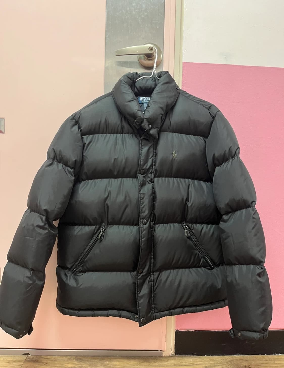 폴로 랄프로렌 90's 카키포니 블랙패딩 L 상품이미지3