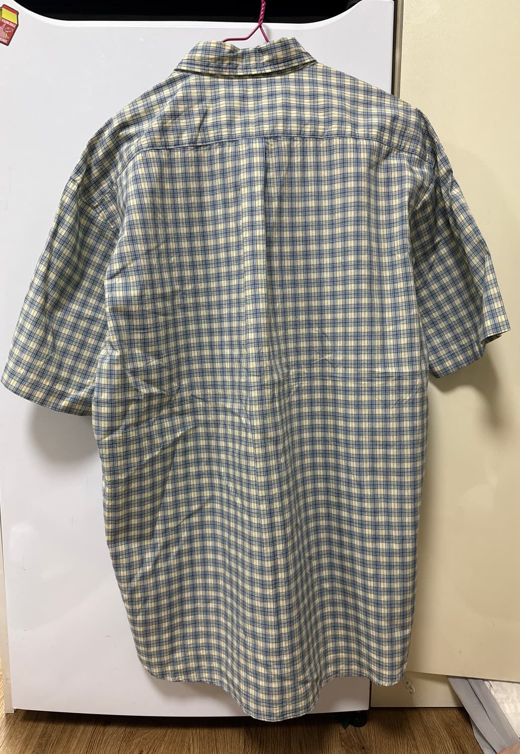 히로미치 나카노 체크 반팔 셔츠 상품이미지2