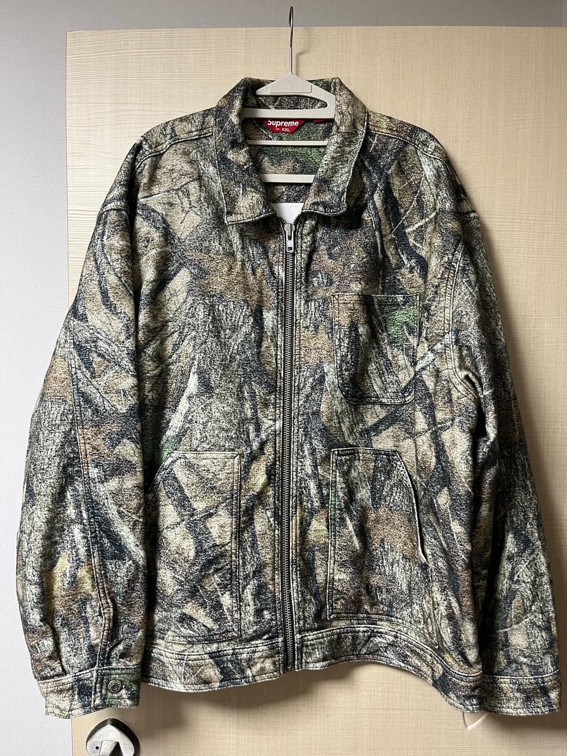 XXL) 슈프림 23FW 몰스킨 리얼트리 트러커 자켓 상품이미지1