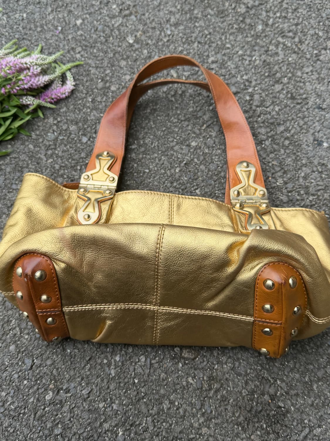 🌟희귀 michael kors gold shoulder 상품이미지5