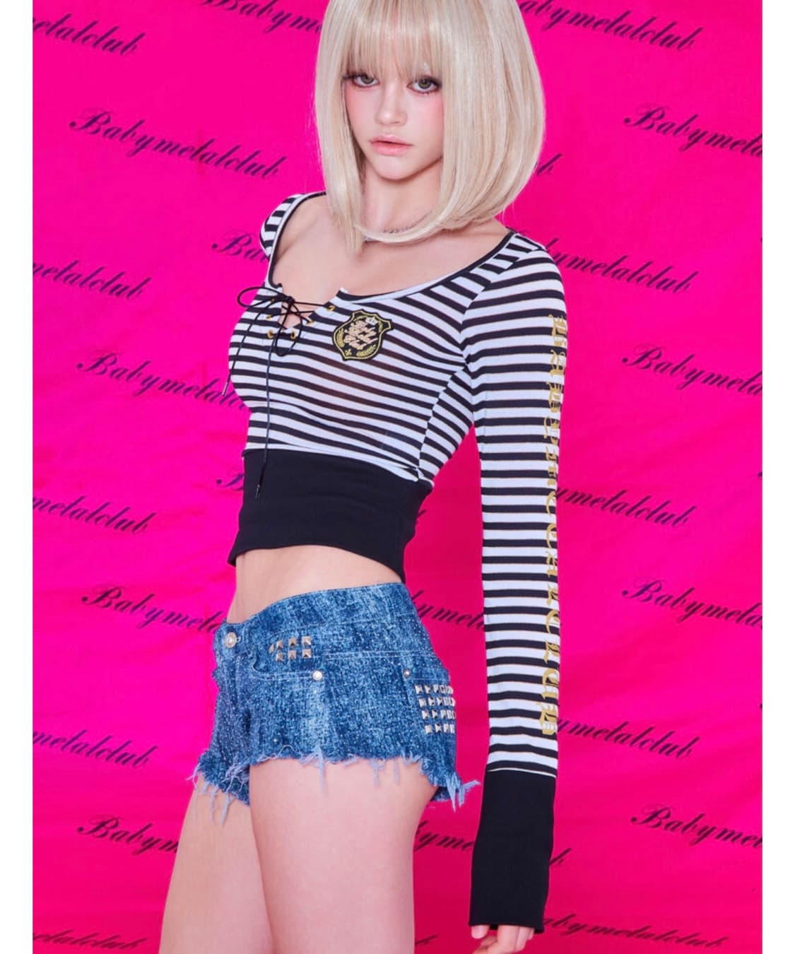 Babymetalclub aria top bk 상품이미지4