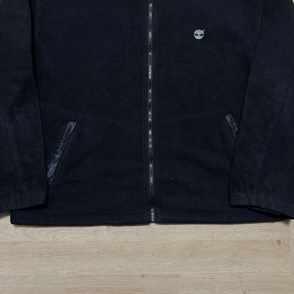 팀버랜드 트리 로고 후리스 플리스 집업자켓 [블랙] 2XL/110 상품이미지3