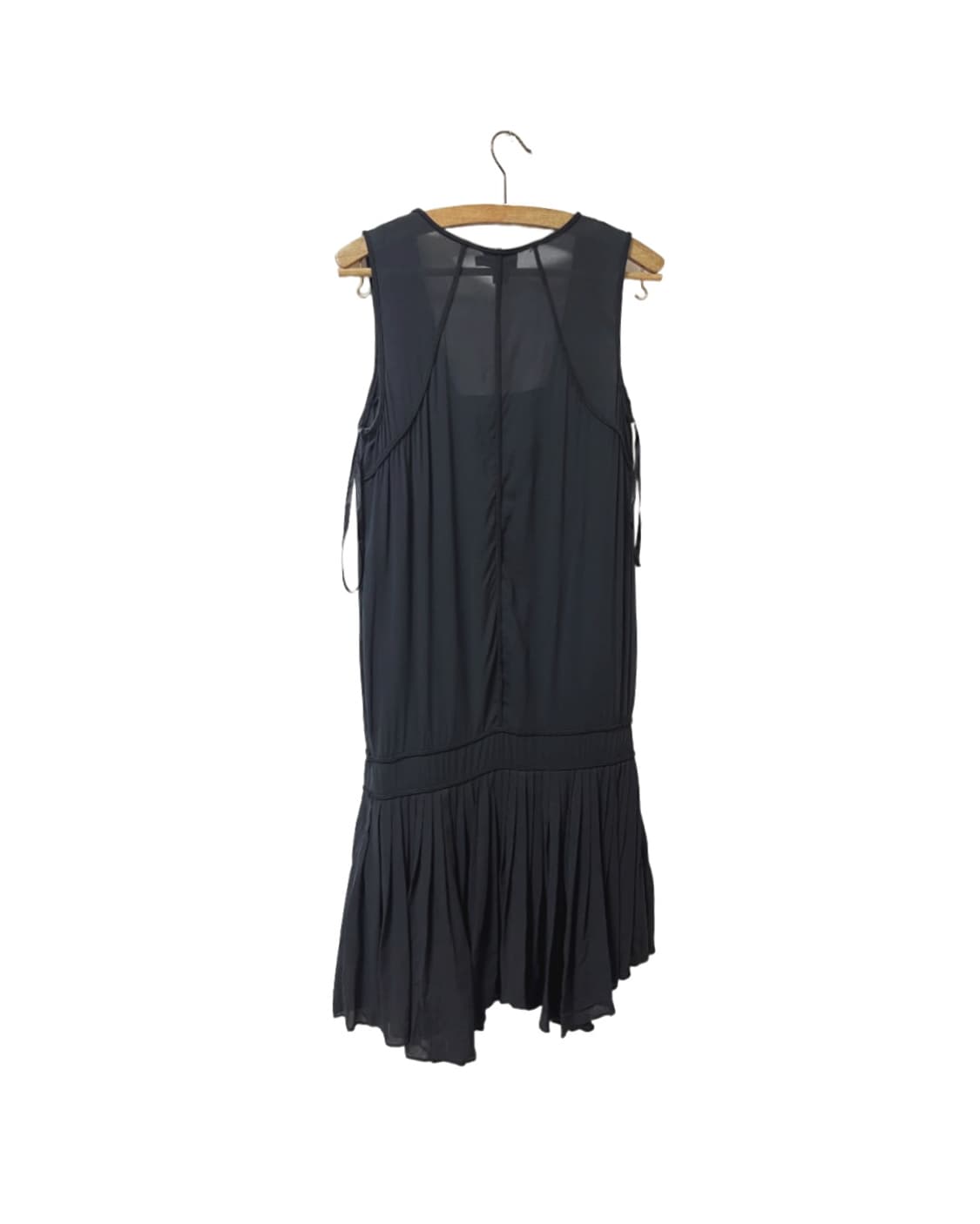 DKNY Mainline Sheer Pleated Dress 상품이미지3