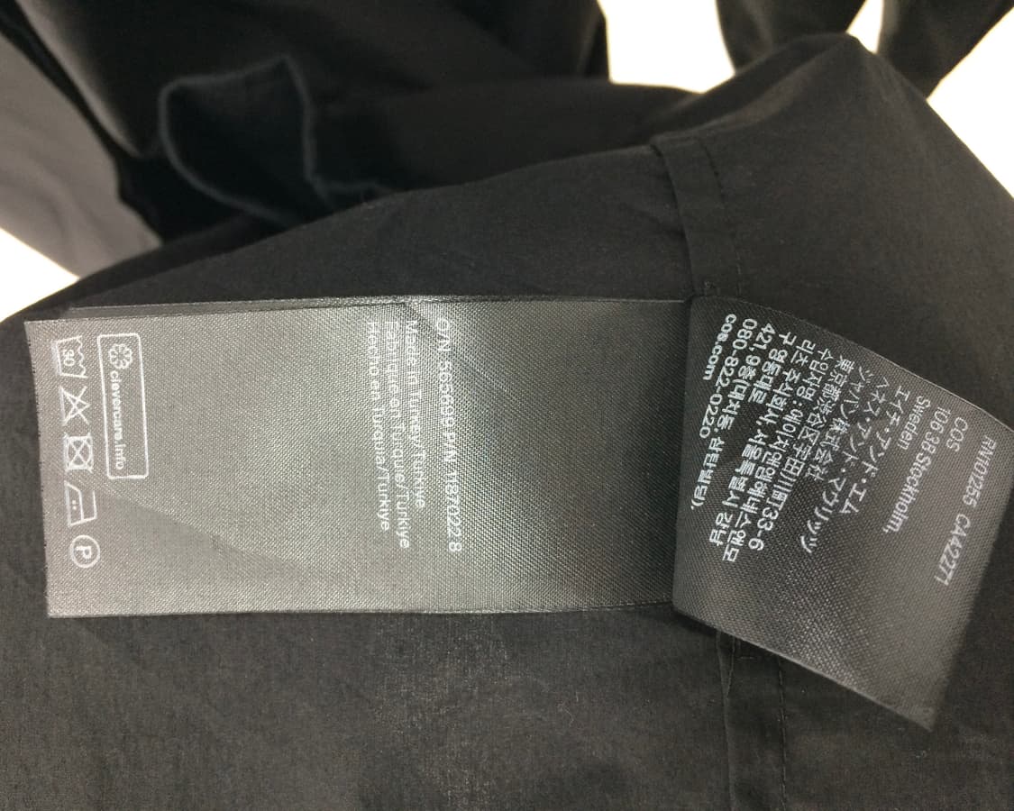 cos black shirt dress 상품이미지6