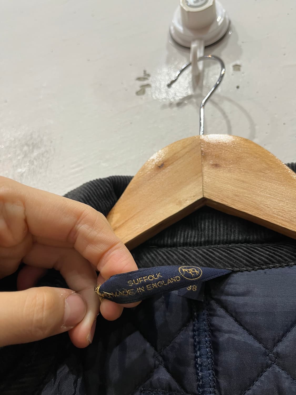 LAVENHAM 라벤햄 롱 퀼팅 자켓 우먼즈 38 영국제 상품이미지6