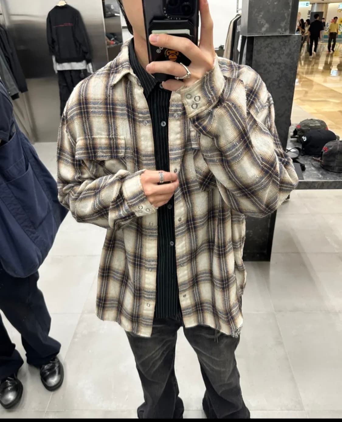 DESTROYED CHECK SHIRTS 상품이미지1