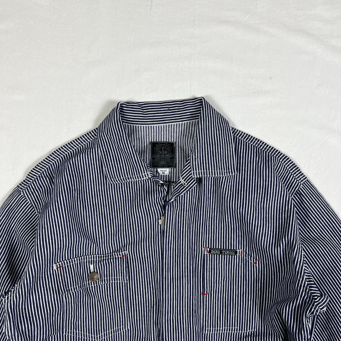 90‘s 도그타운 스케이트보드 스컬 점프수트 자켓 상품이미지2