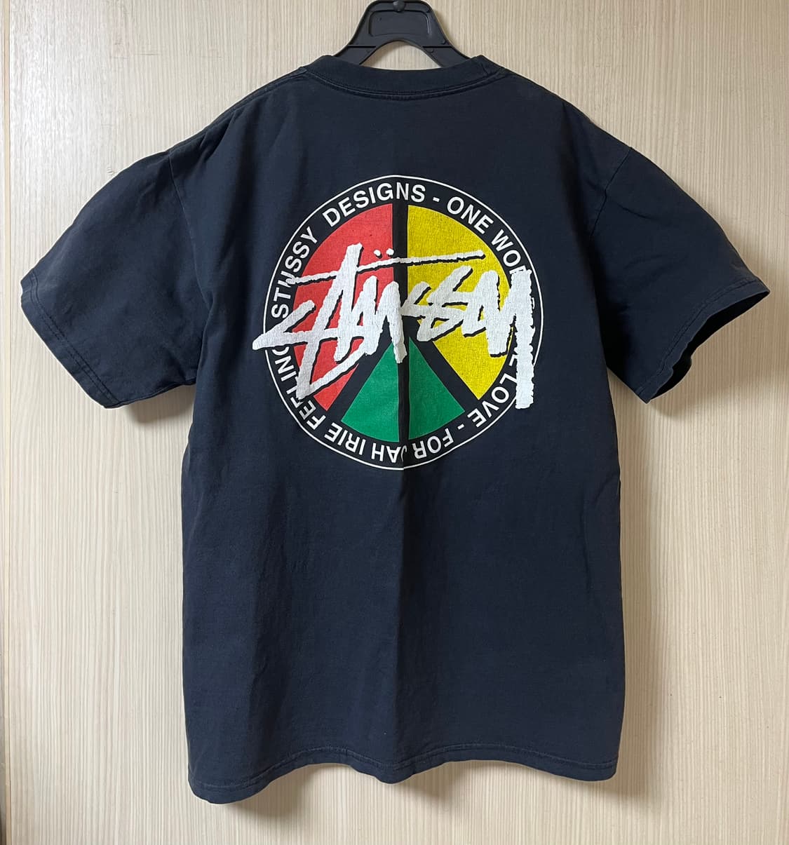 00s 스투시 자메이카 피스 백로고 반팔 티셔츠 올드스쿨 빈티지 상품이미지1