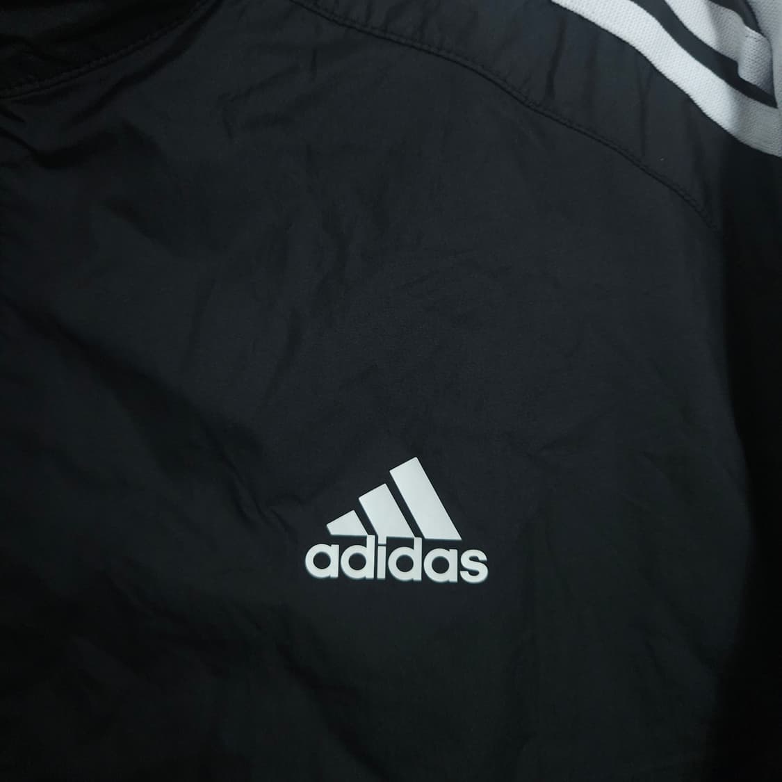 아디다스 삼선 바람막이 XL 블랙 상품이미지4