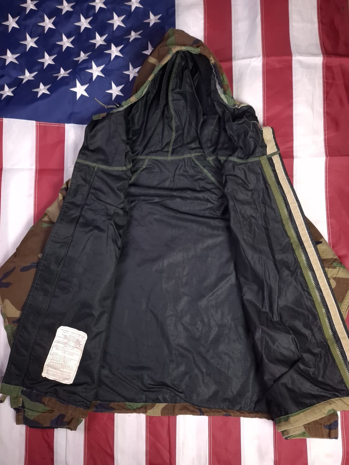 오리지날 미군 우드랜드 캐미칼 화생방복 자켓 상품이미지5