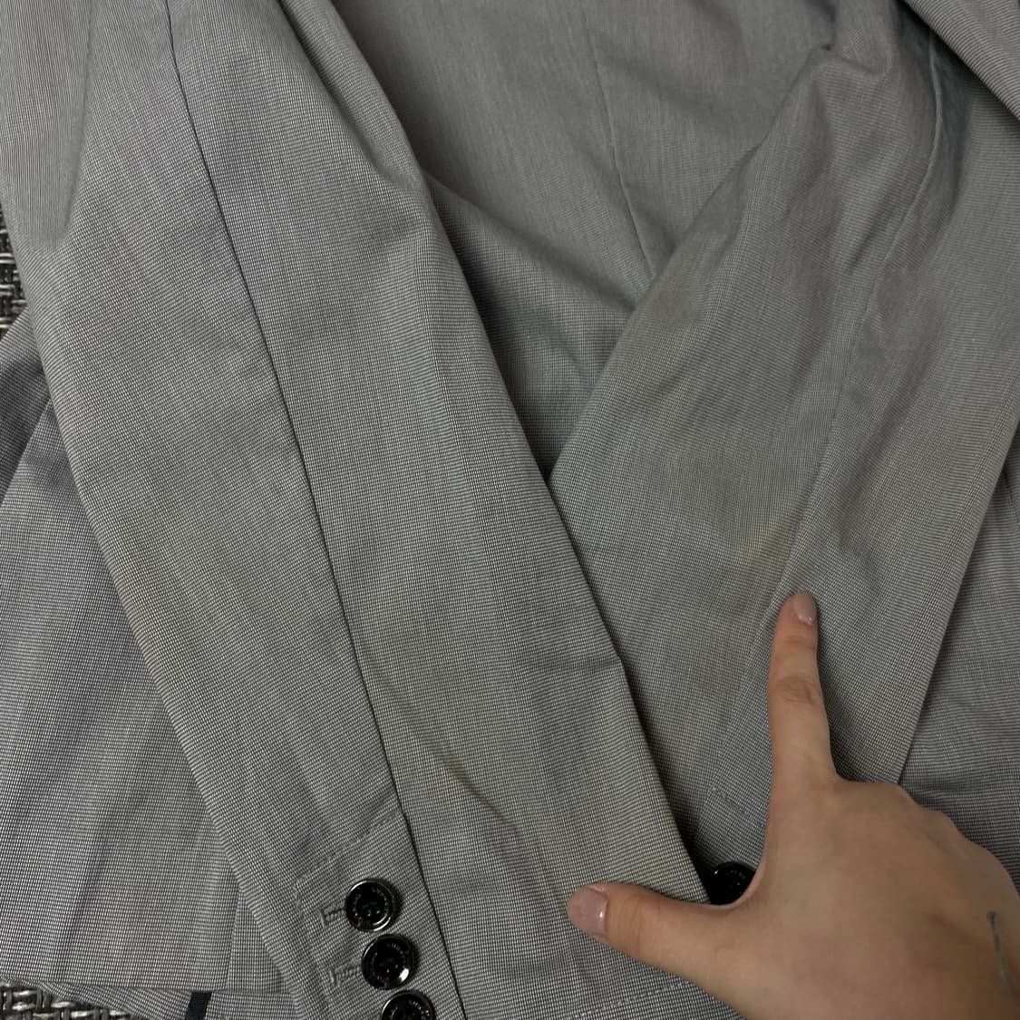 버버리 그레이 블레이저 자켓 40 상품이미지8