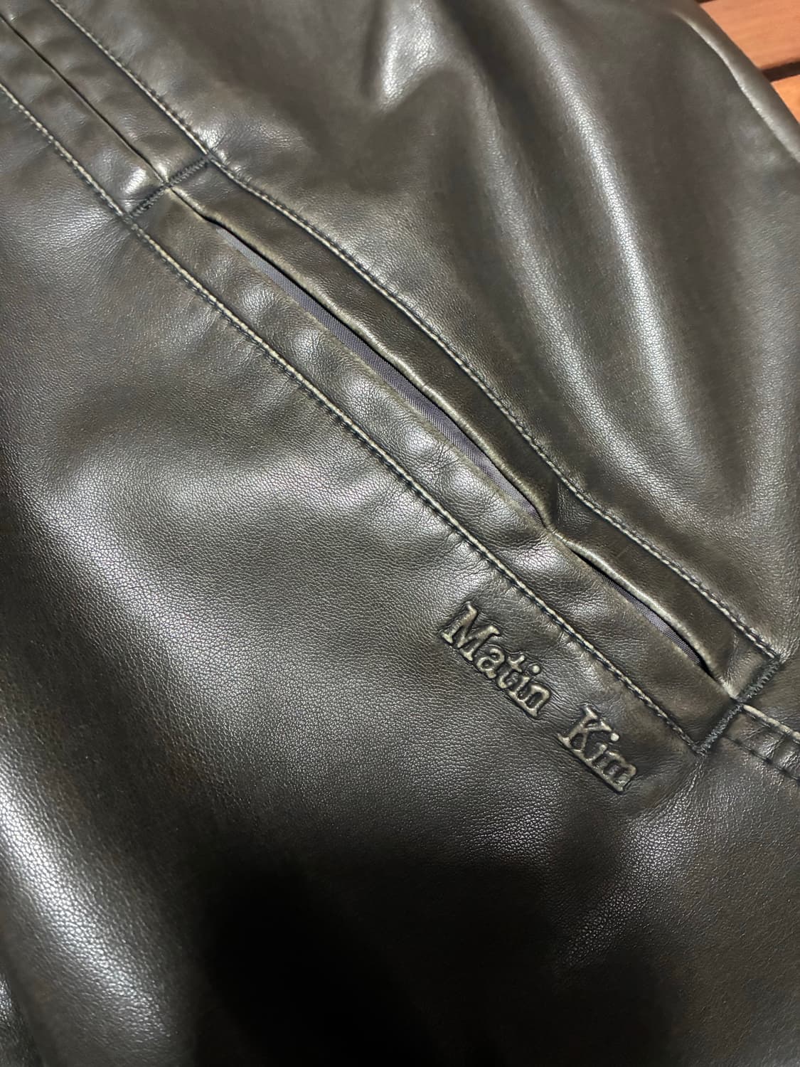 마뗑킴 백프린트 자켓 L 상품이미지6