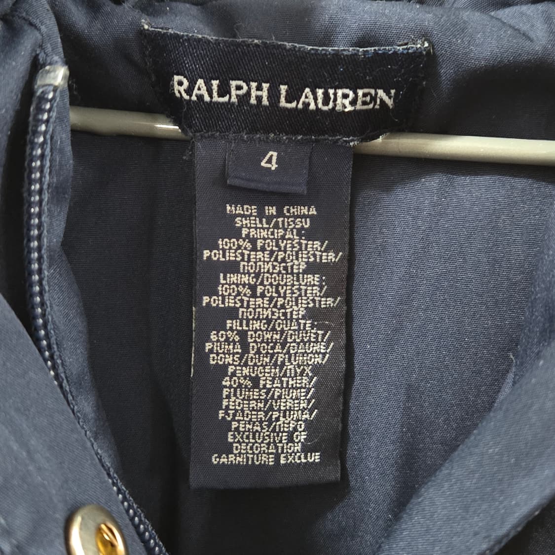 폴로랄프로렌 키즈 다운 프릴패딩 4 상품이미지3