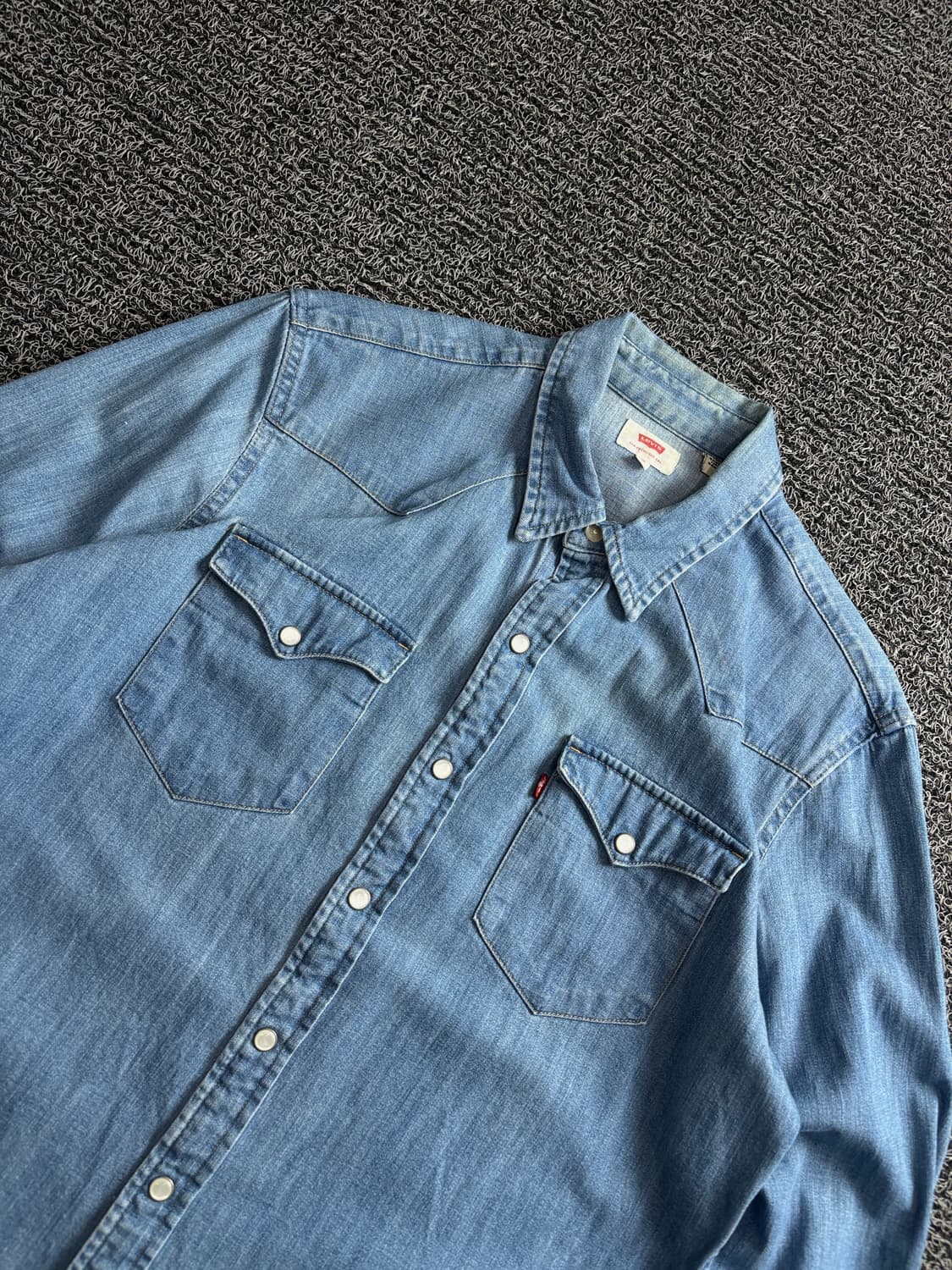 리바이스 아메카지 바스토우 웨스턴 데님 셔츠 4133 상품이미지3
