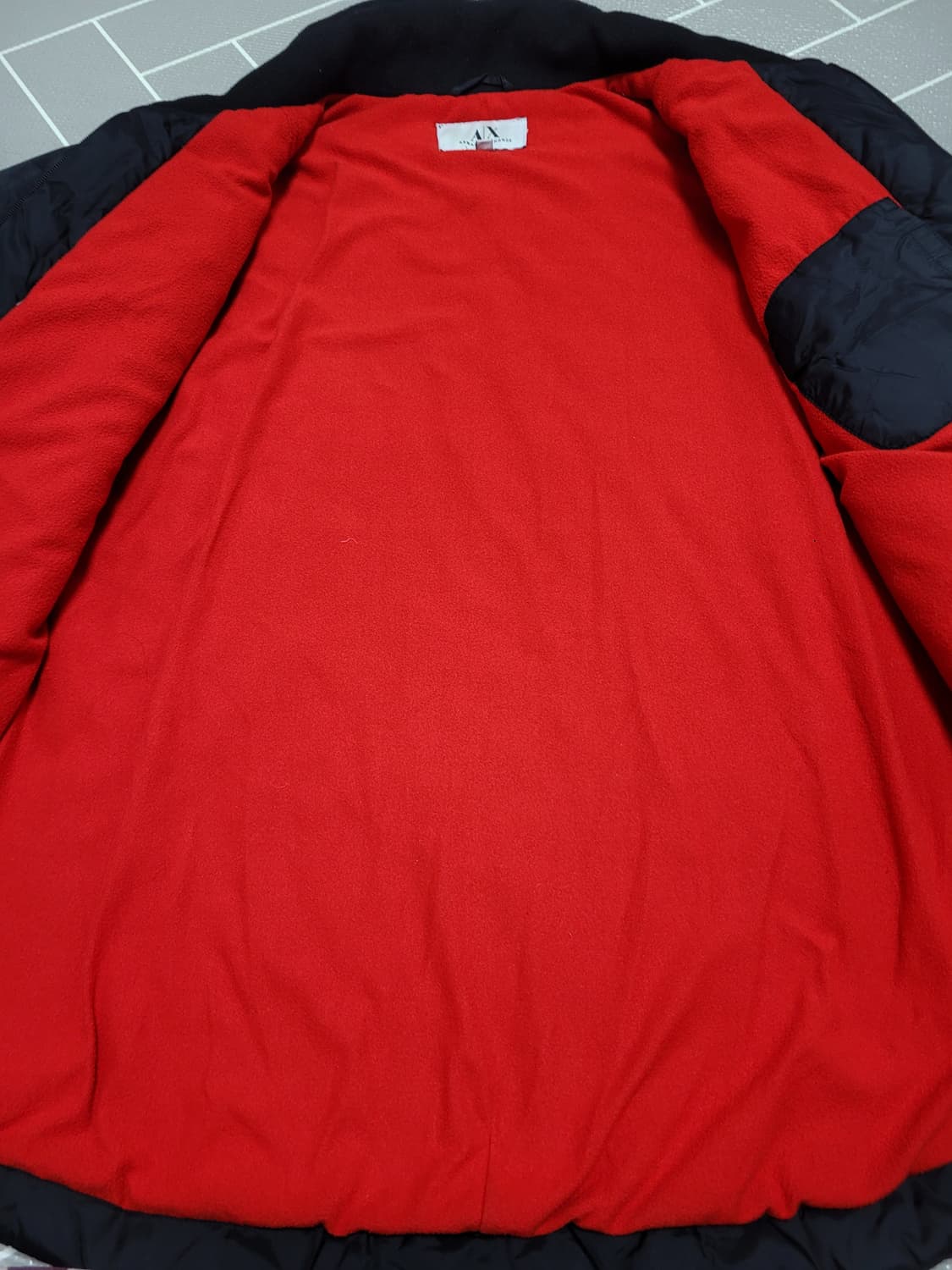 알마니 익스체인지 방풍 블랙 점퍼  L 상품이미지3