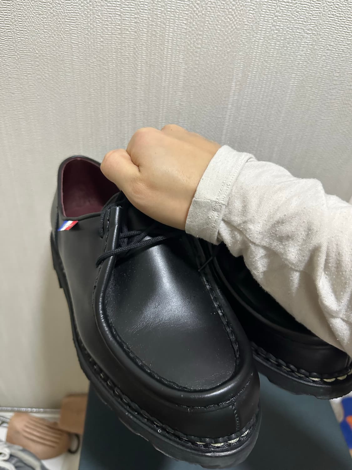 260) 파라부트 미카엘 블랙 41 사이즈 팝니다 상품이미지4