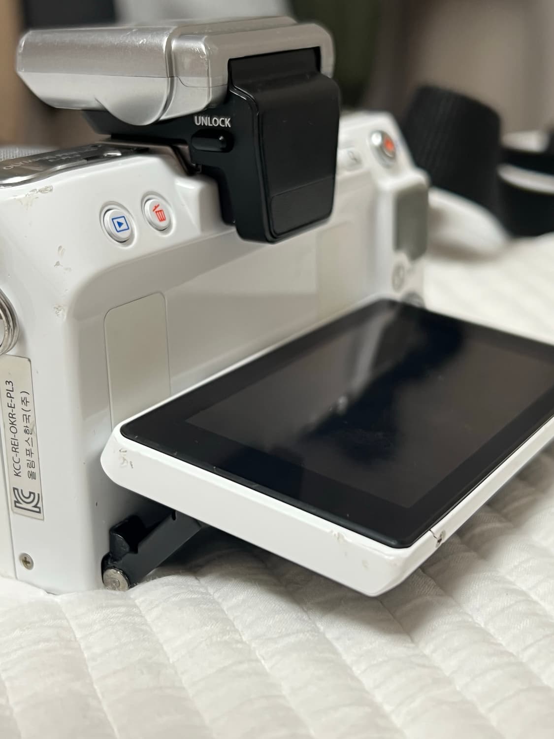희귀 화이트] Olympus PEN Lite E-PL3 미러리스 카메라 상품이미지6