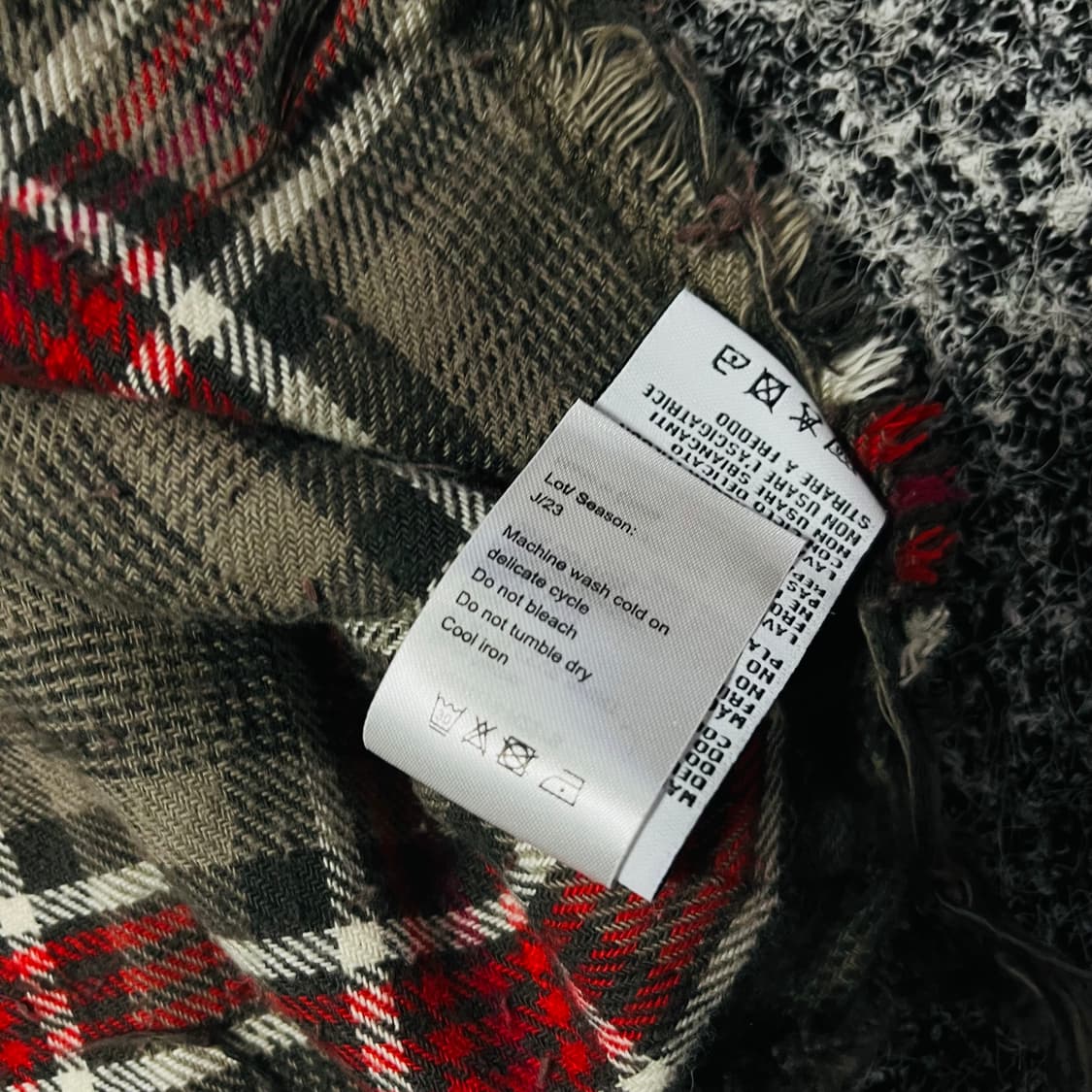 R13 컷아웃 레이어드 플란넬  상품이미지6