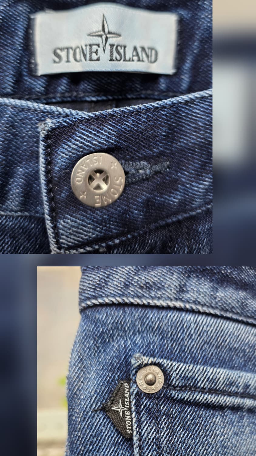 스톤아일랜드 남성청바지 34 워싱진 진청 데님 스키니핏 MM30 상품이미지5