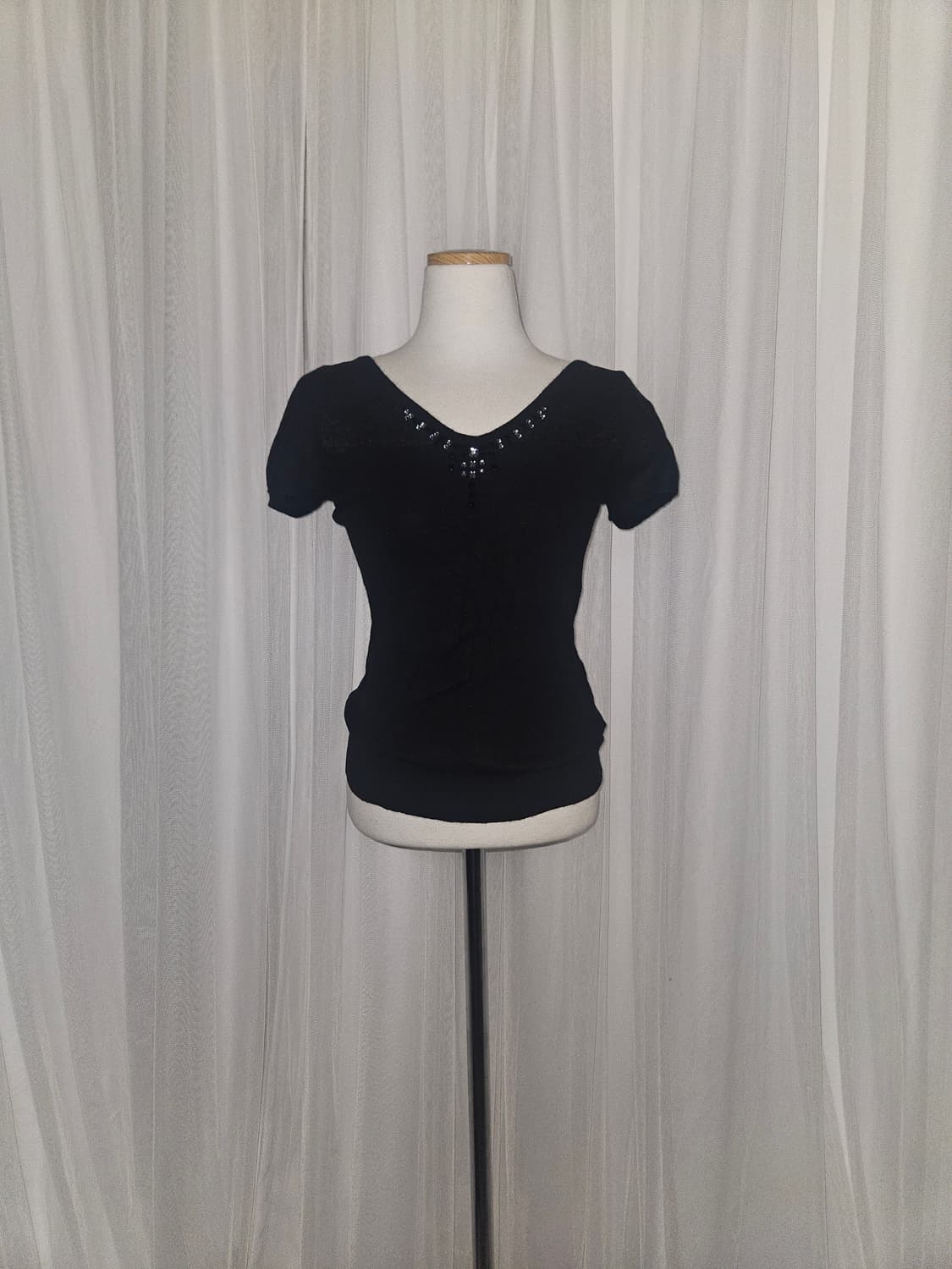 le souk 공겜여주🖤 히메 무채색 주얼리 니트 상품이미지1