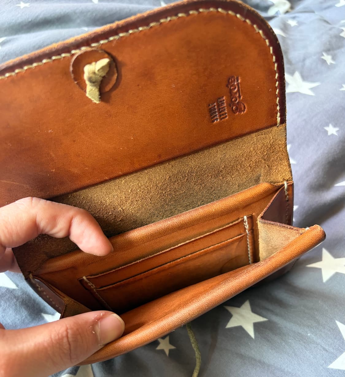 고로스 브라운 새들레더 중지갑 상품이미지4