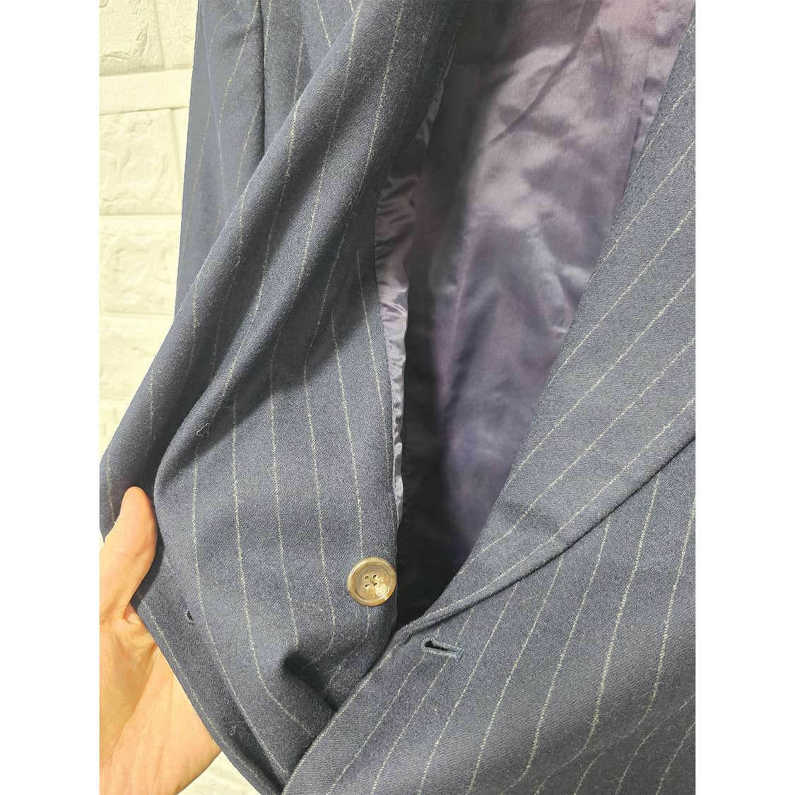 택포// 폴로랄프로렌 스트라이프 더블 코트 55 상품이미지3