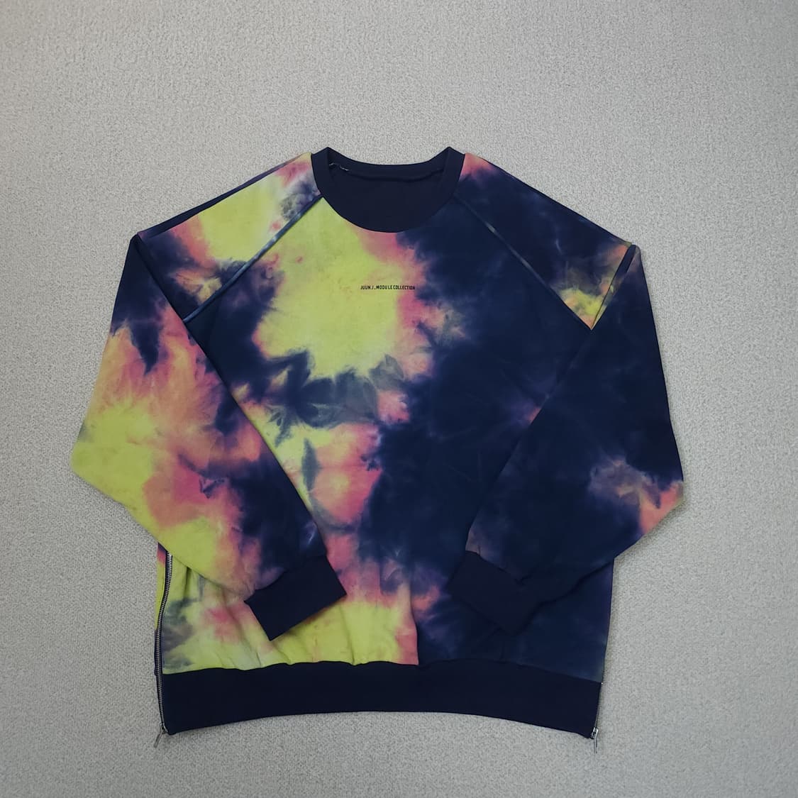 (S)준지 남자 오버핏 맨투맨 타이다이 스웻셔츠 상품이미지1