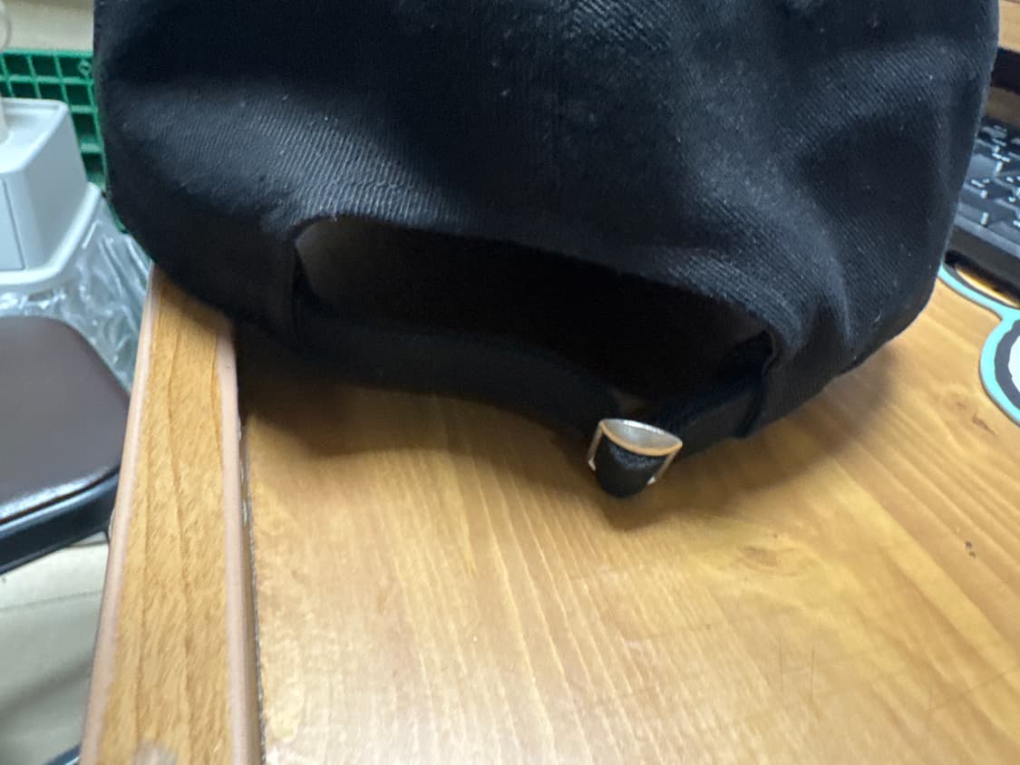 LEUK 루크 볼캡 AM APPLIQUE LOGO CAP (BLACK) 상품이미지4