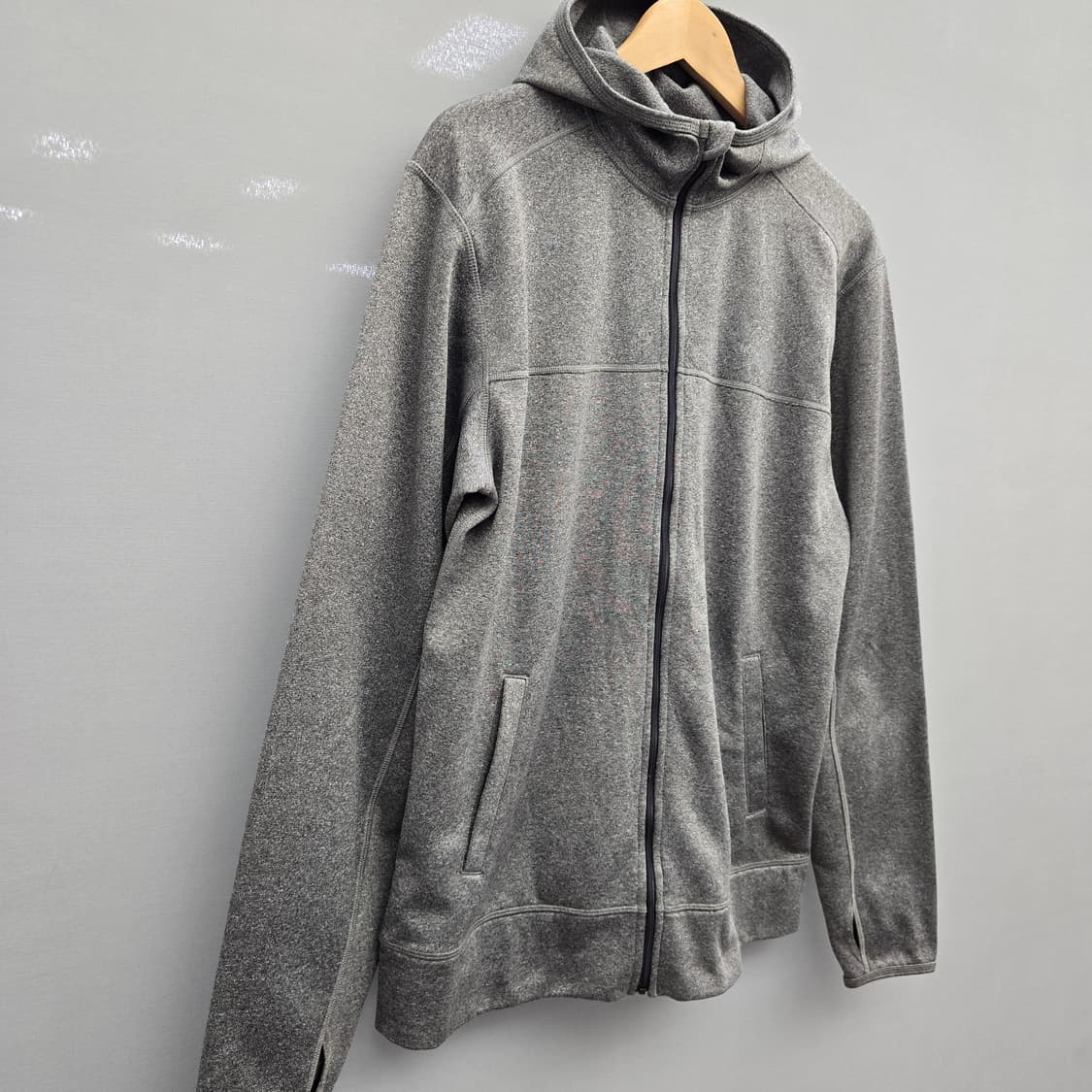 노스페이스 그레이 후드 집업 상품이미지2