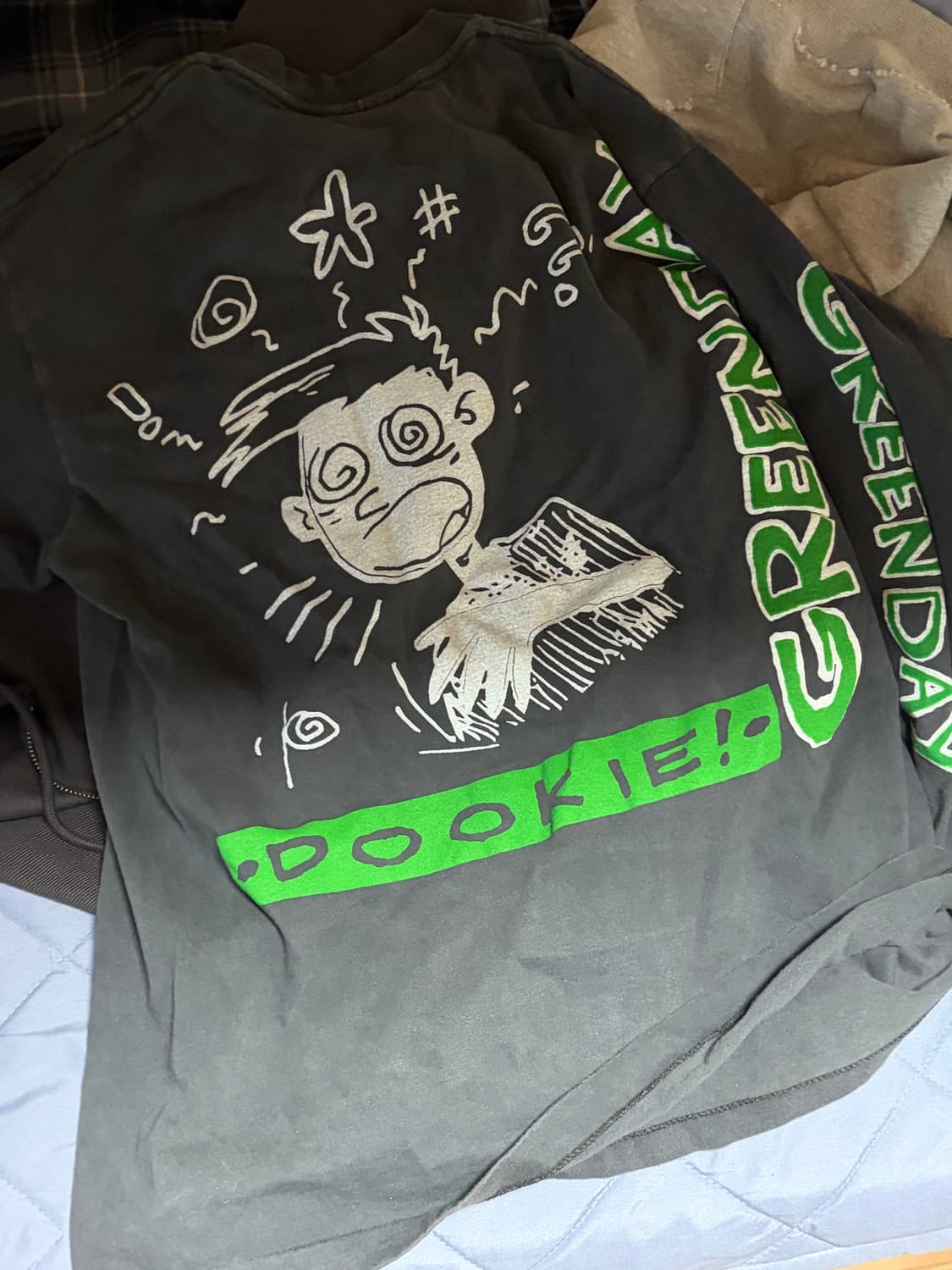 90‘s 그린데이 dookie 빈티지 밴드티 롱슬리브 상품이미지3