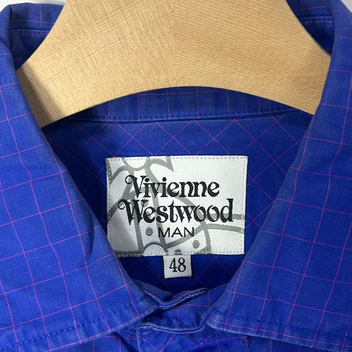 [Vivienne Westwood] 비비안웨스트우드 오브로고 체크 셔츠 상품이미지5