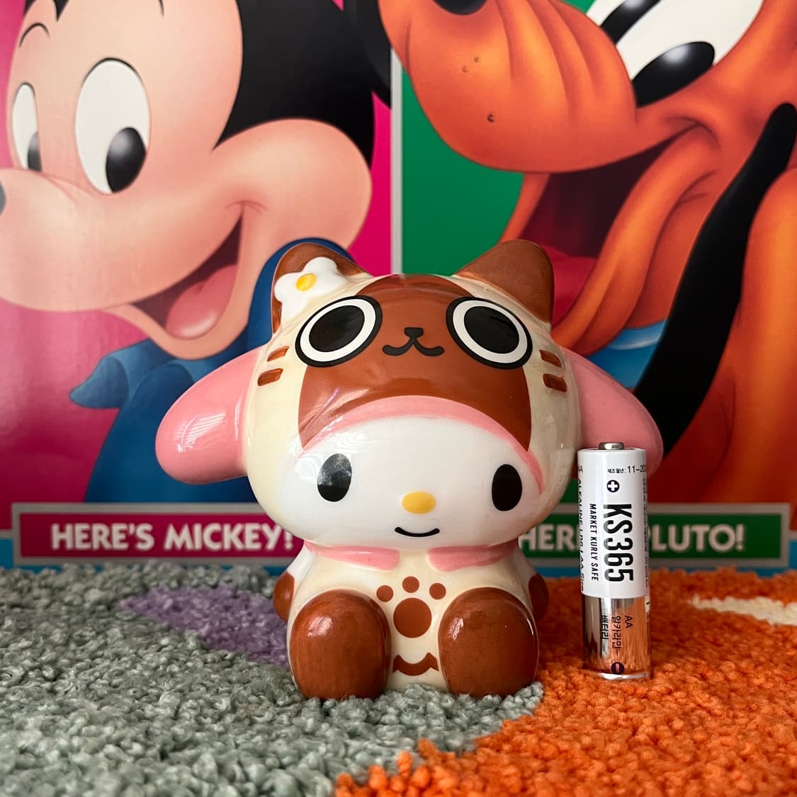 산리오x몬스터헌터 마이멜로디x아이루 세라믹 저금통 상품이미지2