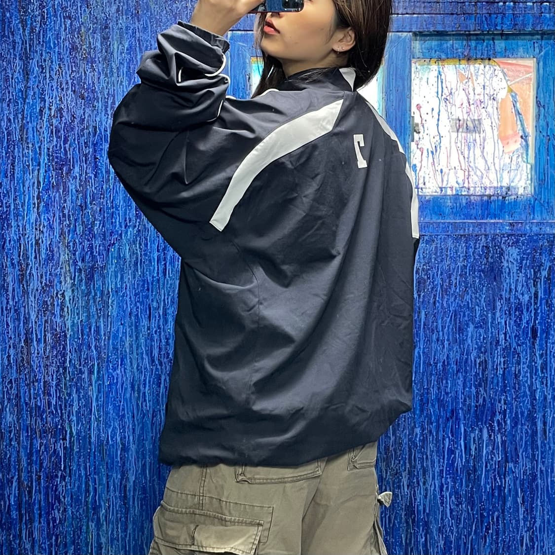 챔피온 네이비 바람막이 110 상품이미지2