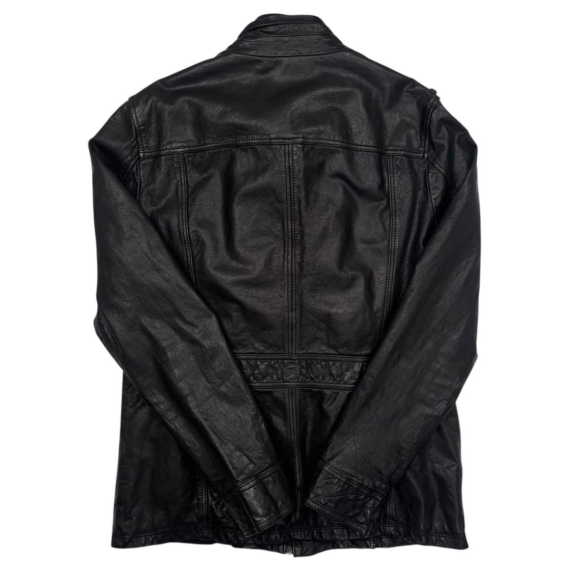 버커루 멀티포켓 블랙 램스킨 레더 자켓 XL 상품이미지4