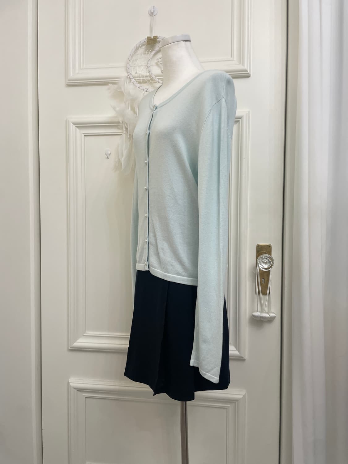 mint pearl point loose cardigan(size-L) 상품이미지3