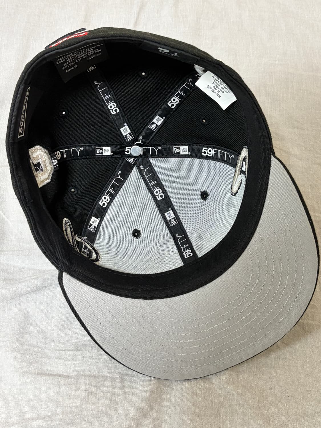 [7 1/2] 슈프림 멀티 S 로고 뉴에라 블랙 상품이미지3