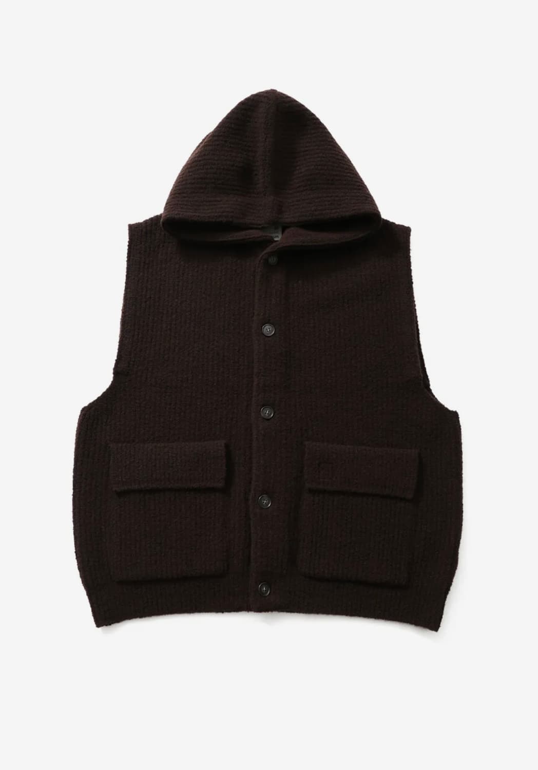 홀리선 아콘 후디 니트 베스트 브라운 M 사이즈 상품이미지1